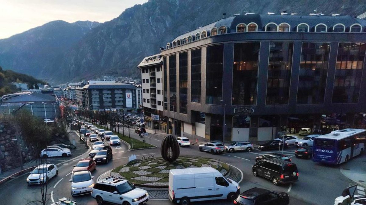 Col·lapse a la carretera de l'Obac aquesta tarda
