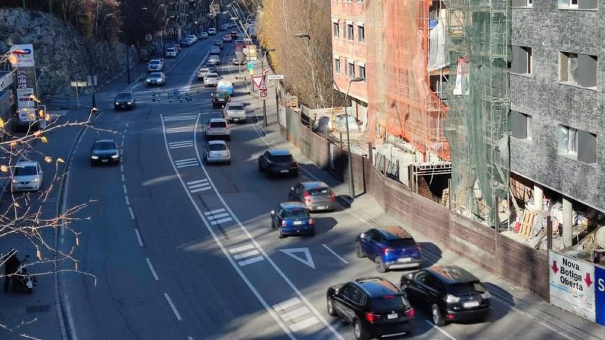Retencions a la Massana en una jornada anterior