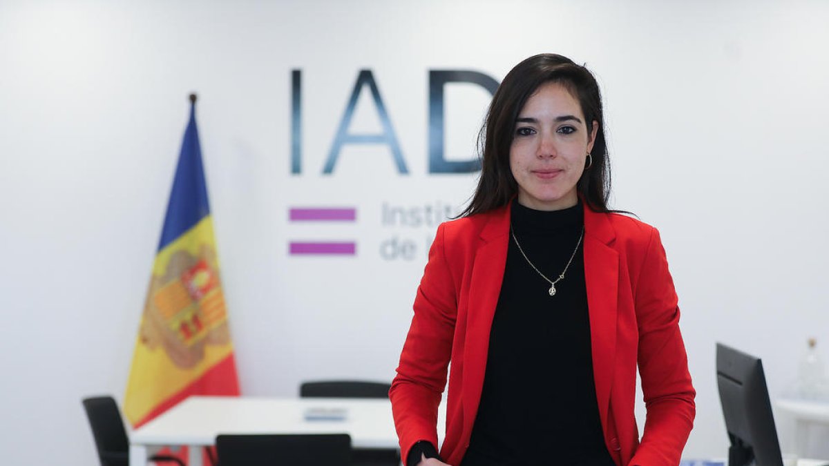 Íngrid Blanc, Tècnica de l'Institut Andorrà de les Dones