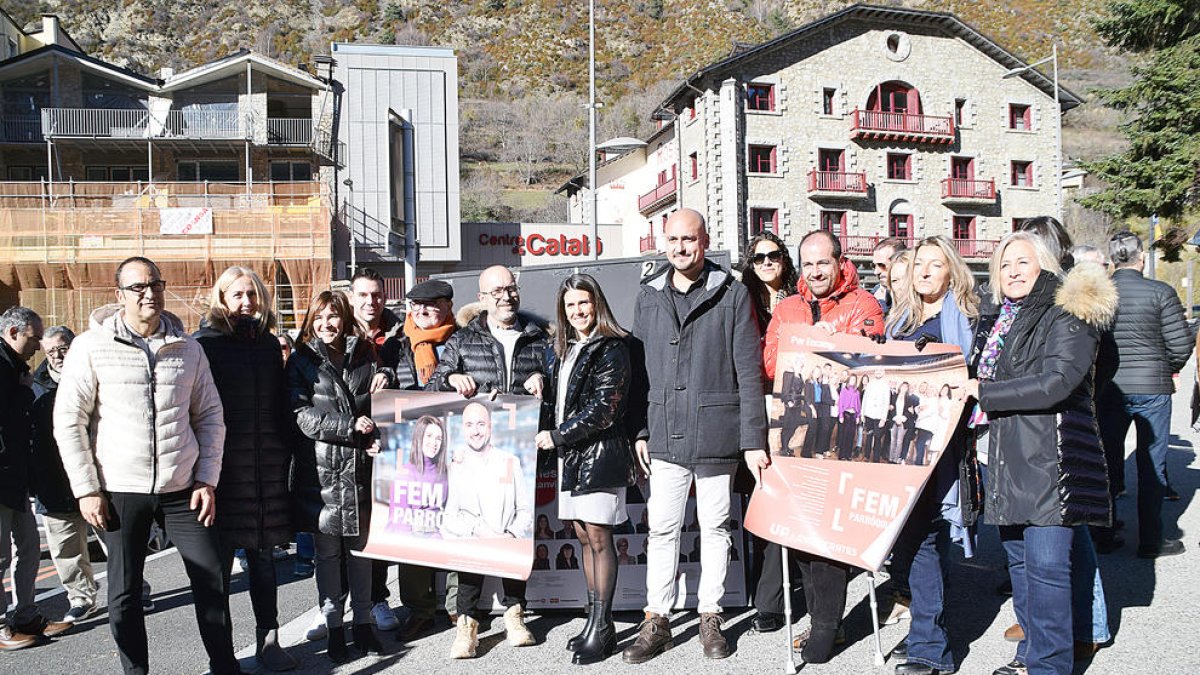 Les dues candidatures que es presenten a Encamp.