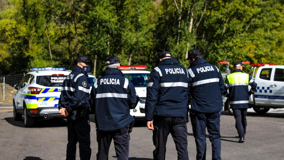 Agents de la policia.