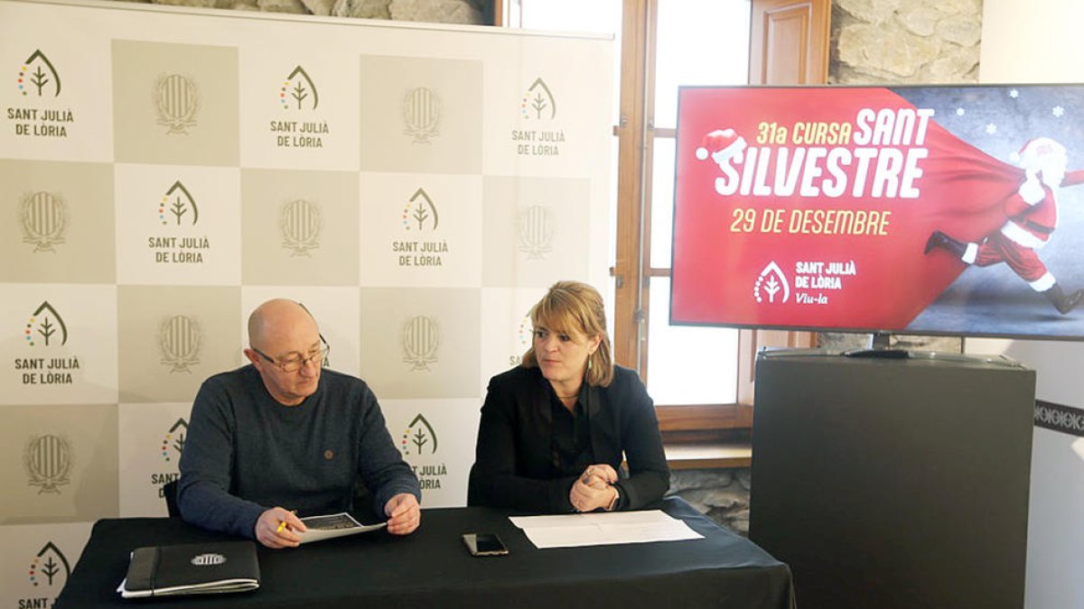 Presentació de la Sant Silvestre.