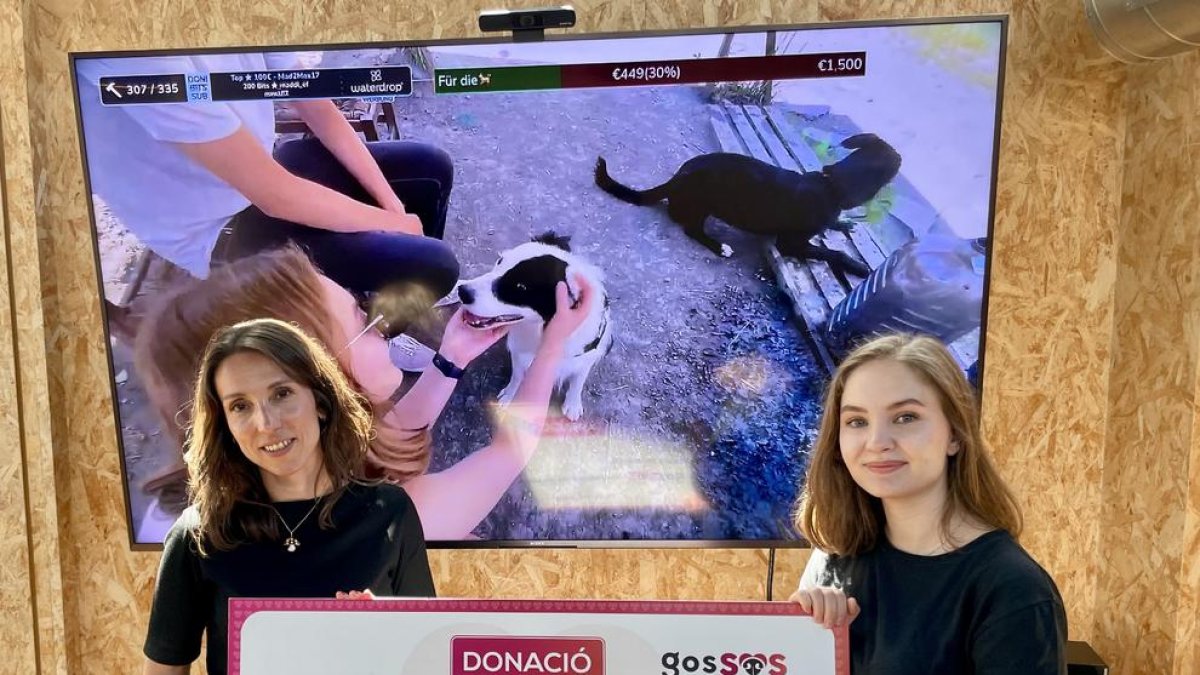 Donació del xec a GosSOS