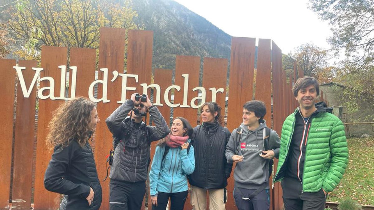 Membres de la candidatura a la vall d'Enclar.