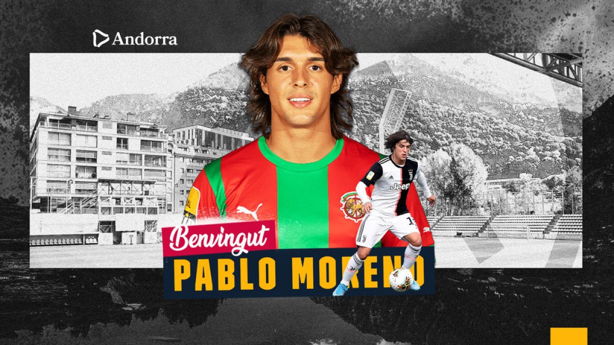 Pablo Moreno és el nou davanter de l'FC Andorra