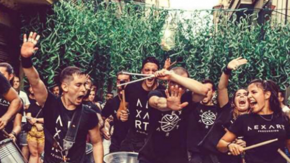 Batucada Nextart pels carrers de Canillo