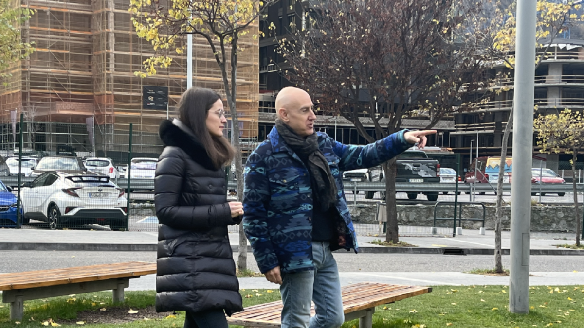 Els candidats Llorens i Dolsa aquest matí