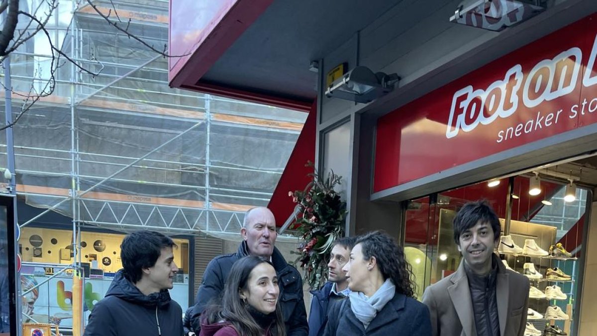 Candidats d'Enclar aquest matí a la capital
