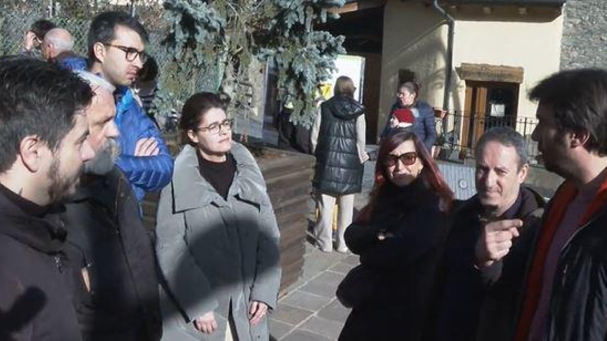 Els candidats del grup aquest matí