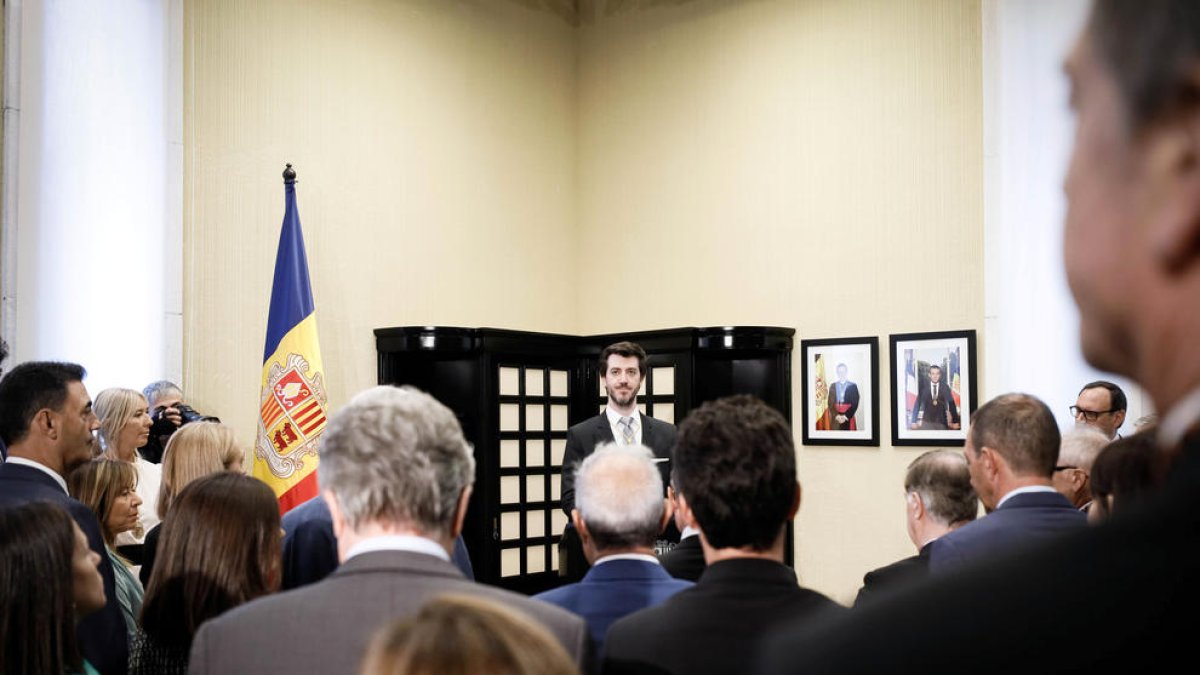 Carles Enseñat, a la tercera seu del Consell General.