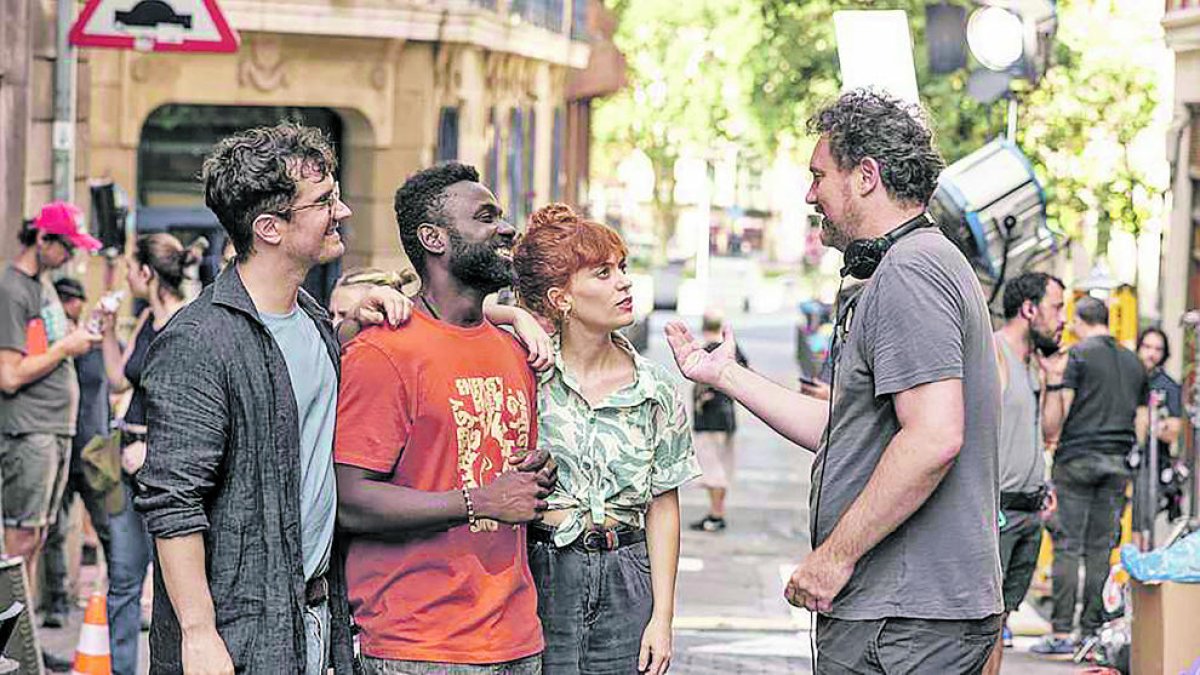 Rodatge de la sèrie 'Detective Touré'.