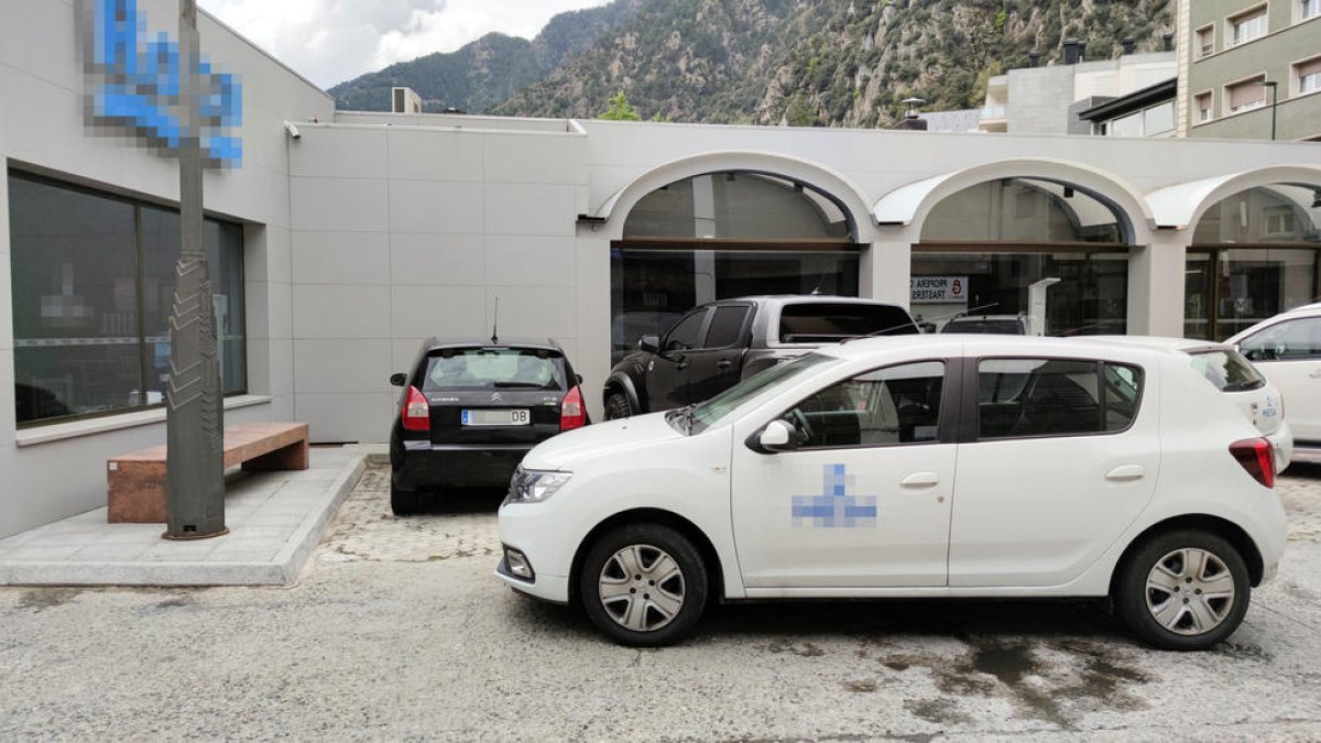 Aparcat, el cotxe del presumpte sicari.