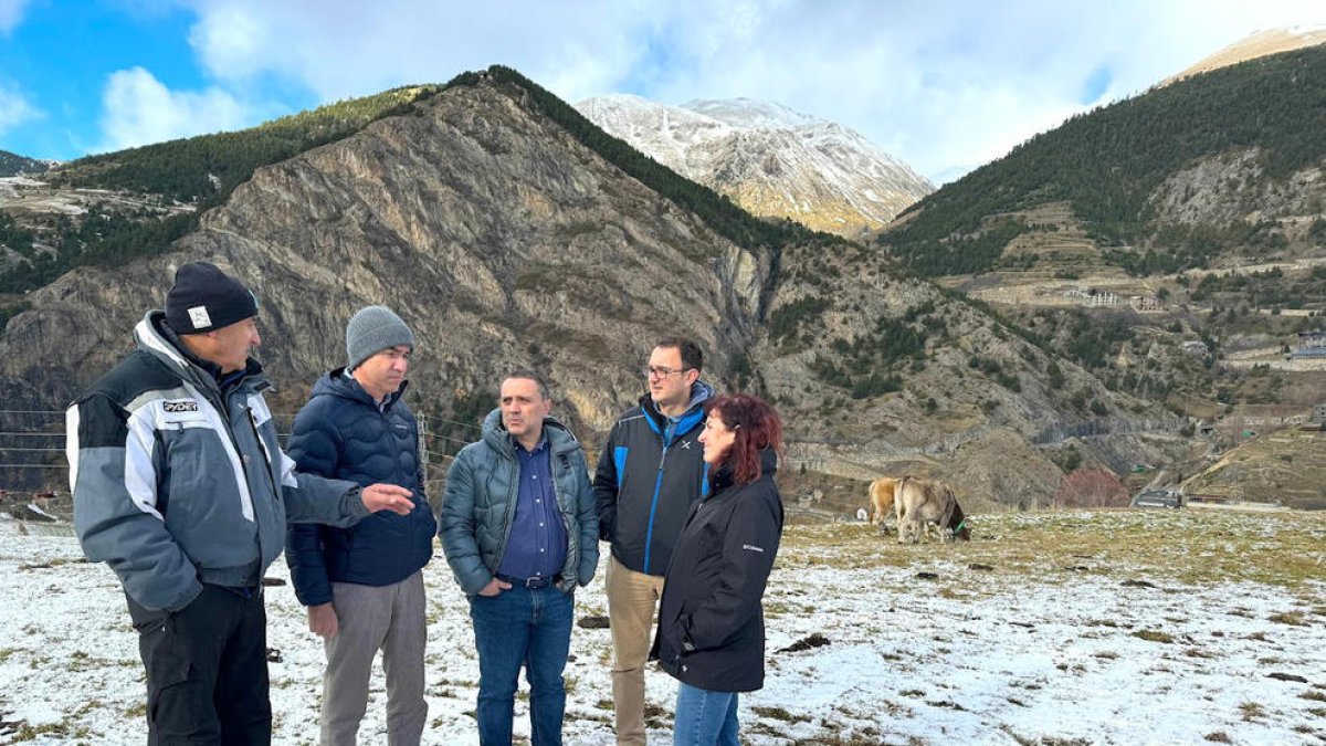 Els candidats, ahir.