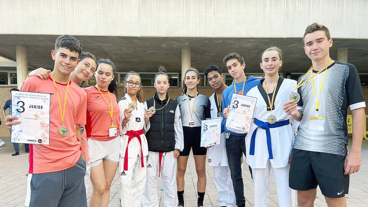 La delegació andorrana.