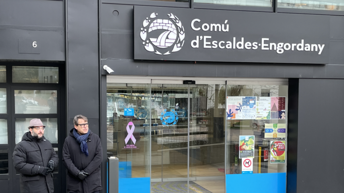 Els candidats de Consens aquest matí