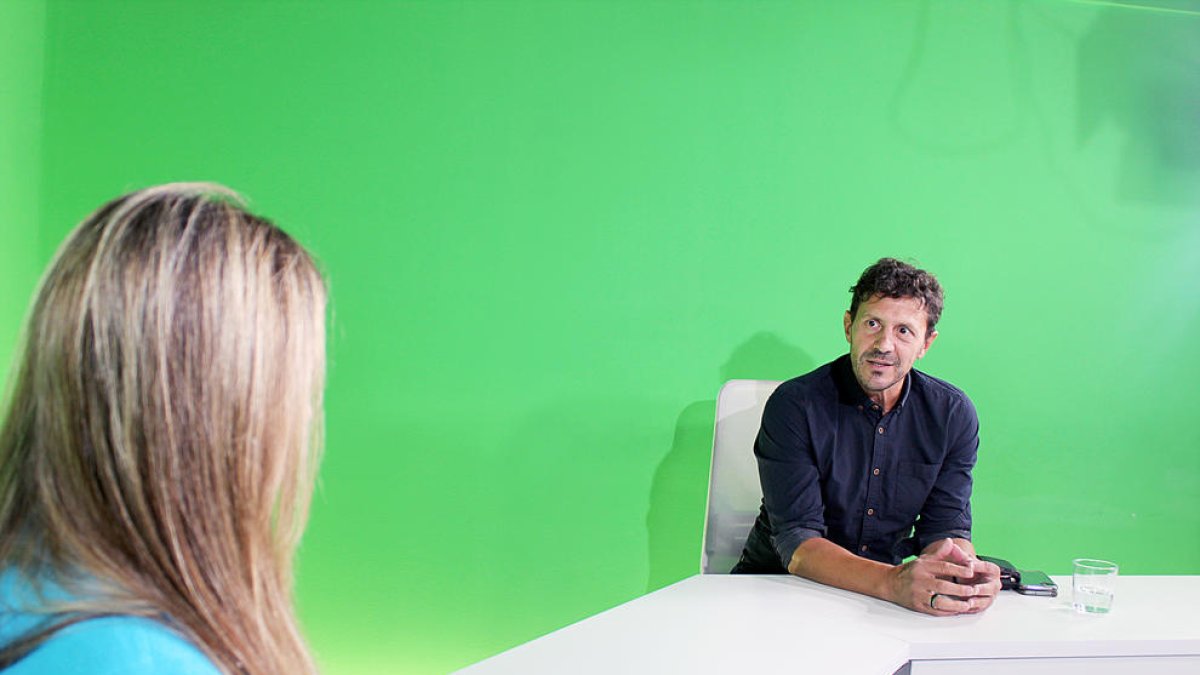 Marcelo Ponce, ahir al programa de Diari TV 'Parlem-ne'.