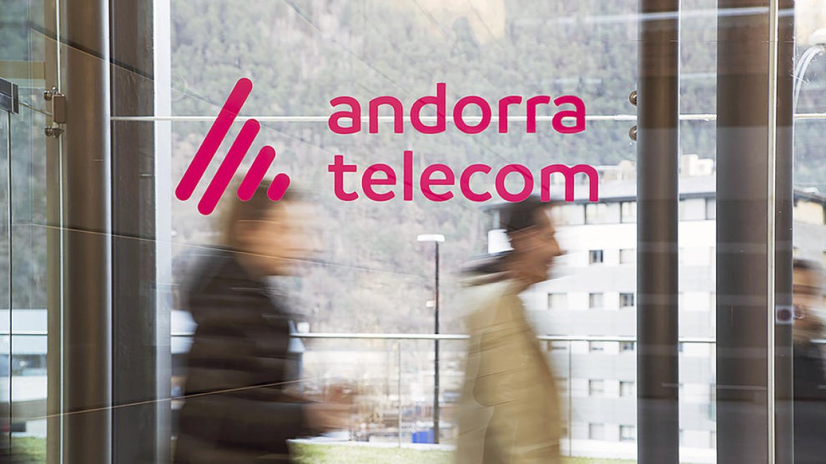 L'oficina d'Andorra Telecom.