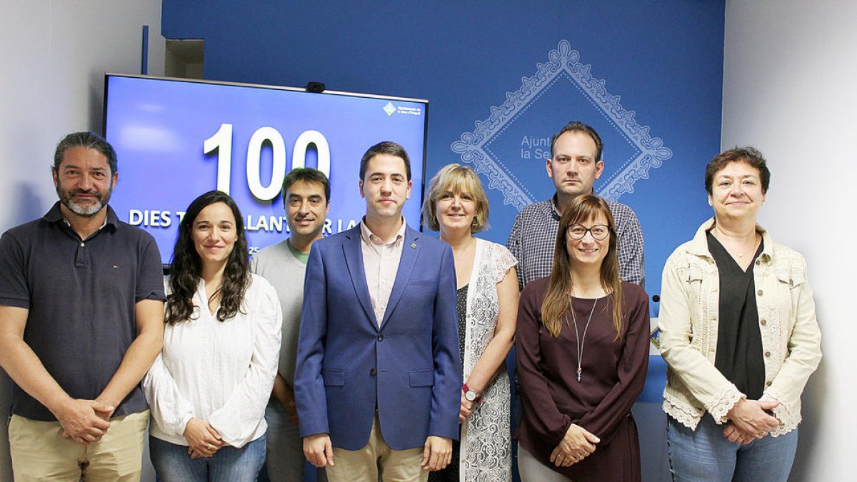 L'equip de govern de la Seu va fer balanç dels 100 dies de mandat.