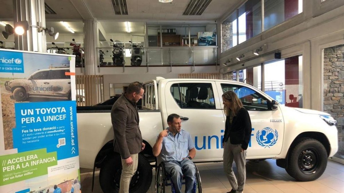 Campanya de micromecenatge per finançar la compra d'un vehicle per Unicef
