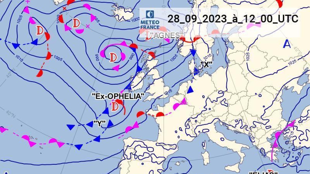 Mapa d'avui de Meteo