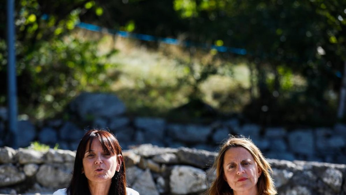 Mònica Bonell i Rosa Gili han presentat l'acord de compra de la parcel·la del Madriu