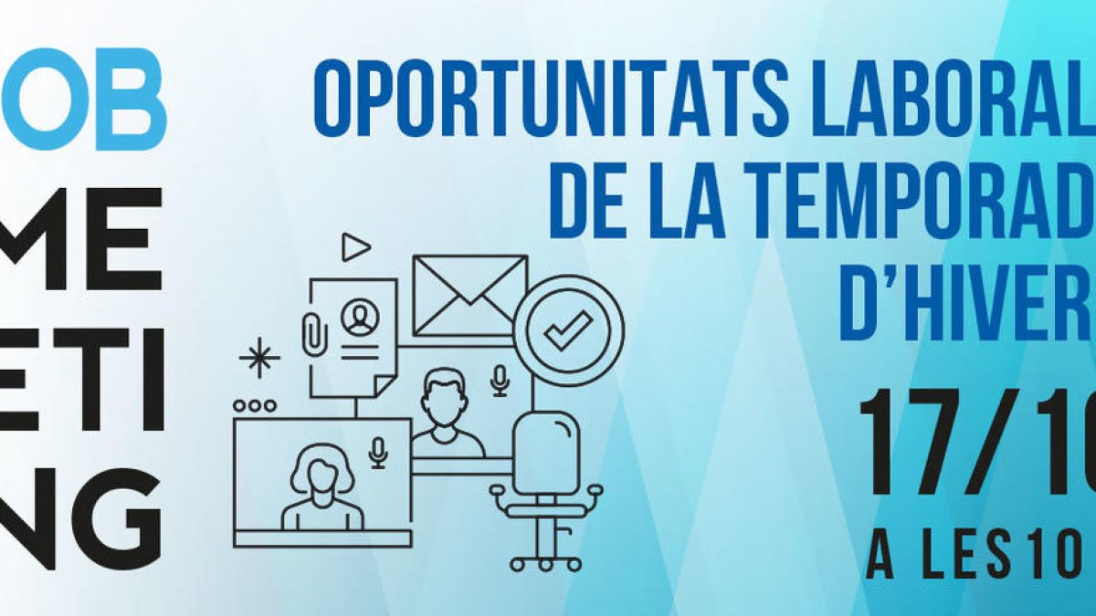 Cartell de la trobada entre empreses i treballadors