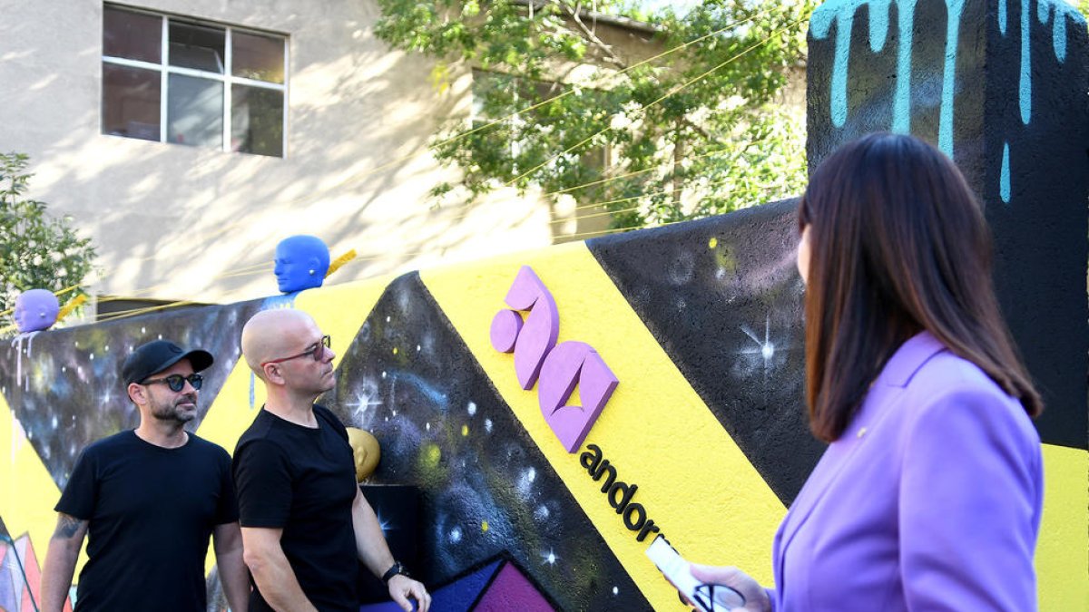 Les autoritats a la presentació del certamen.