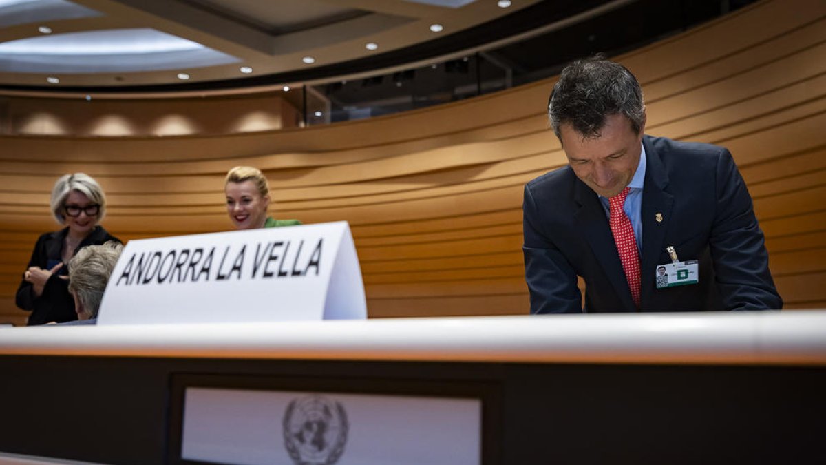 El cònsol major d'Andorra la Vella, de Ginebra