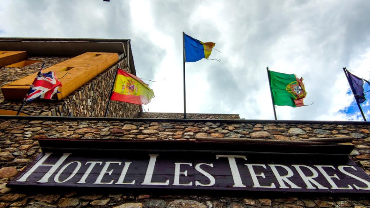 L'hotel que acull els ucraïnesos.