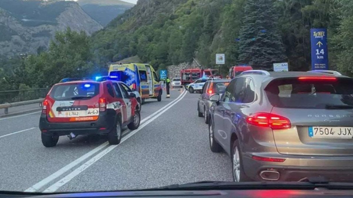 Cues per l'accident ahir a Encamp