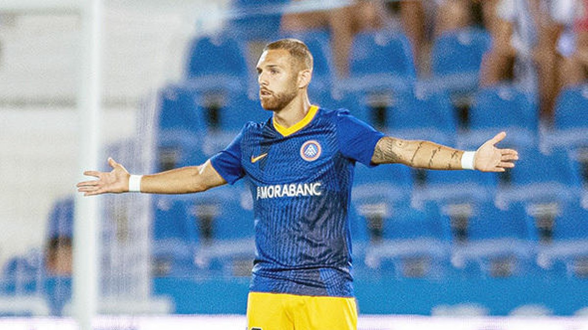 Diego González, ahir.