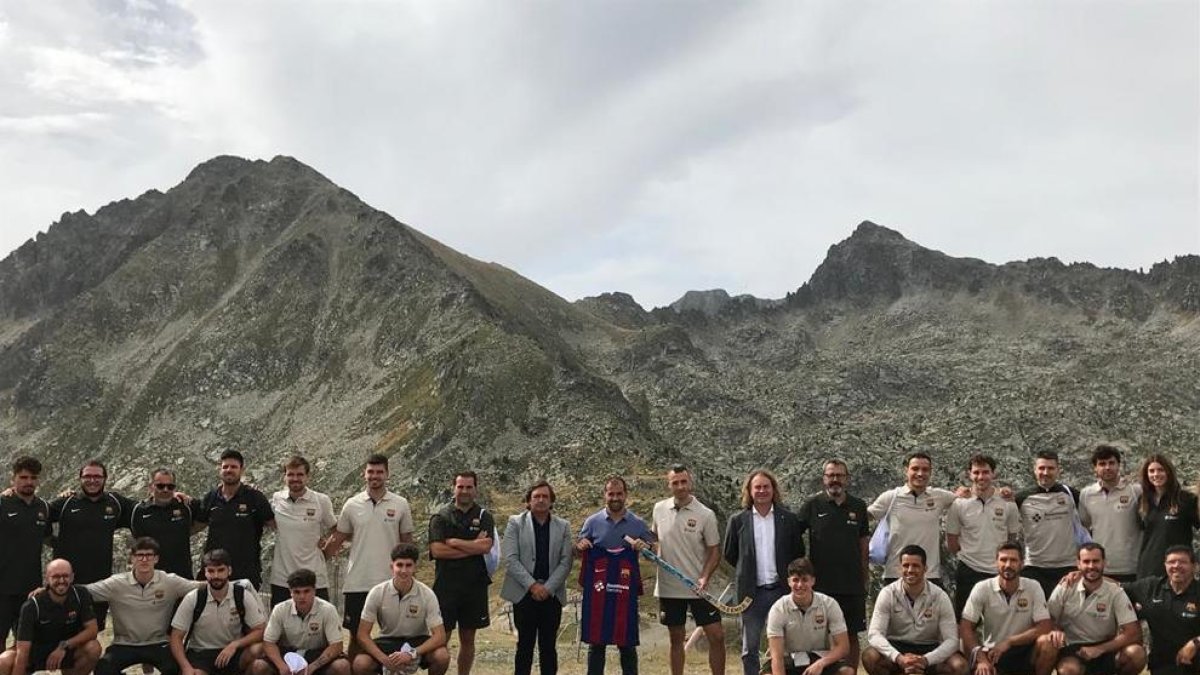 El Barça d'hoquei patins inicia l'estada de pretemporada a Encamp