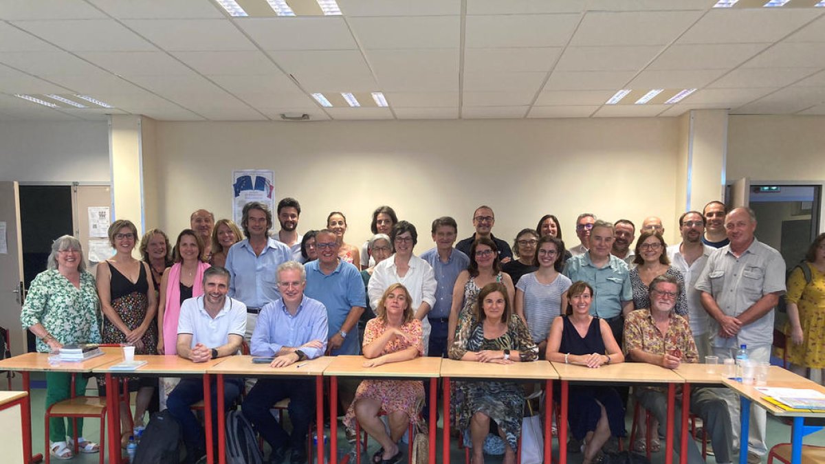 Els ponents que van participar a la diada andorrana a l'UCE.