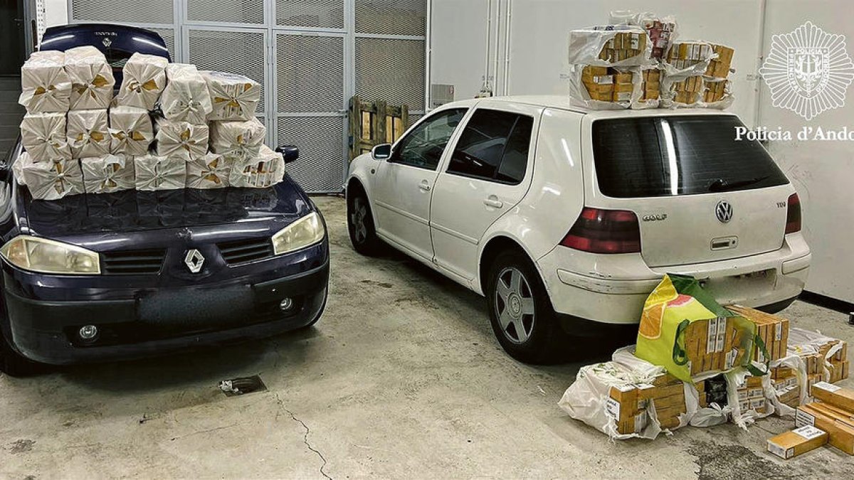 Comissats 17.000 euros de tabac de contraban