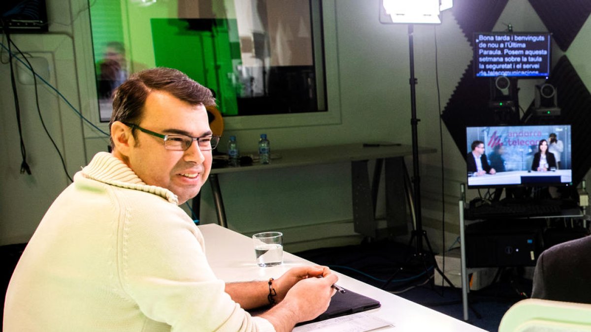 Ferreira durant una entrevista al Diari.