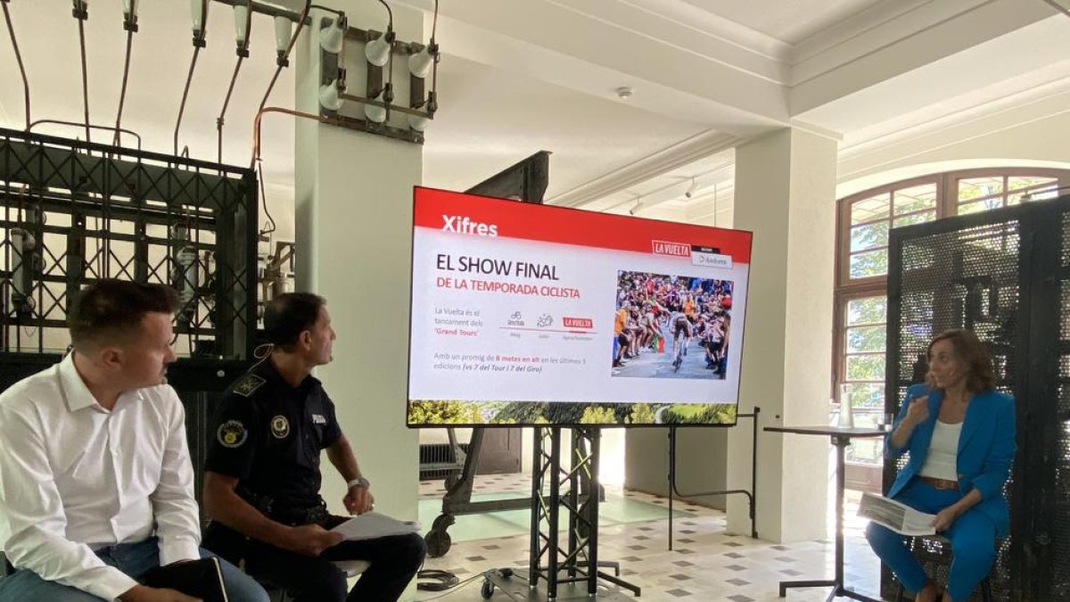 Presentació aspectes tècnics de La Vuelta