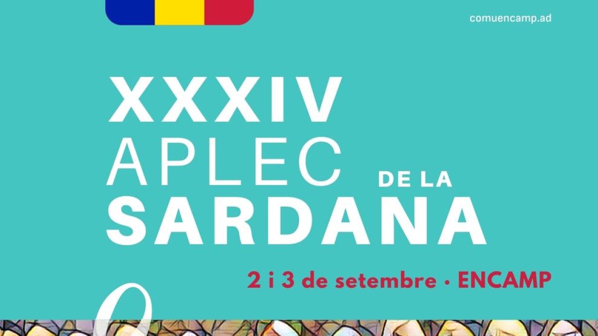 Cartell del XXXIV Aplec de la Sardana