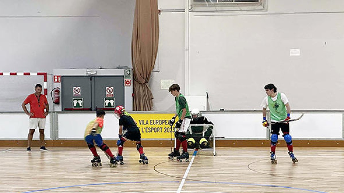 Entrenament de la sub-17.