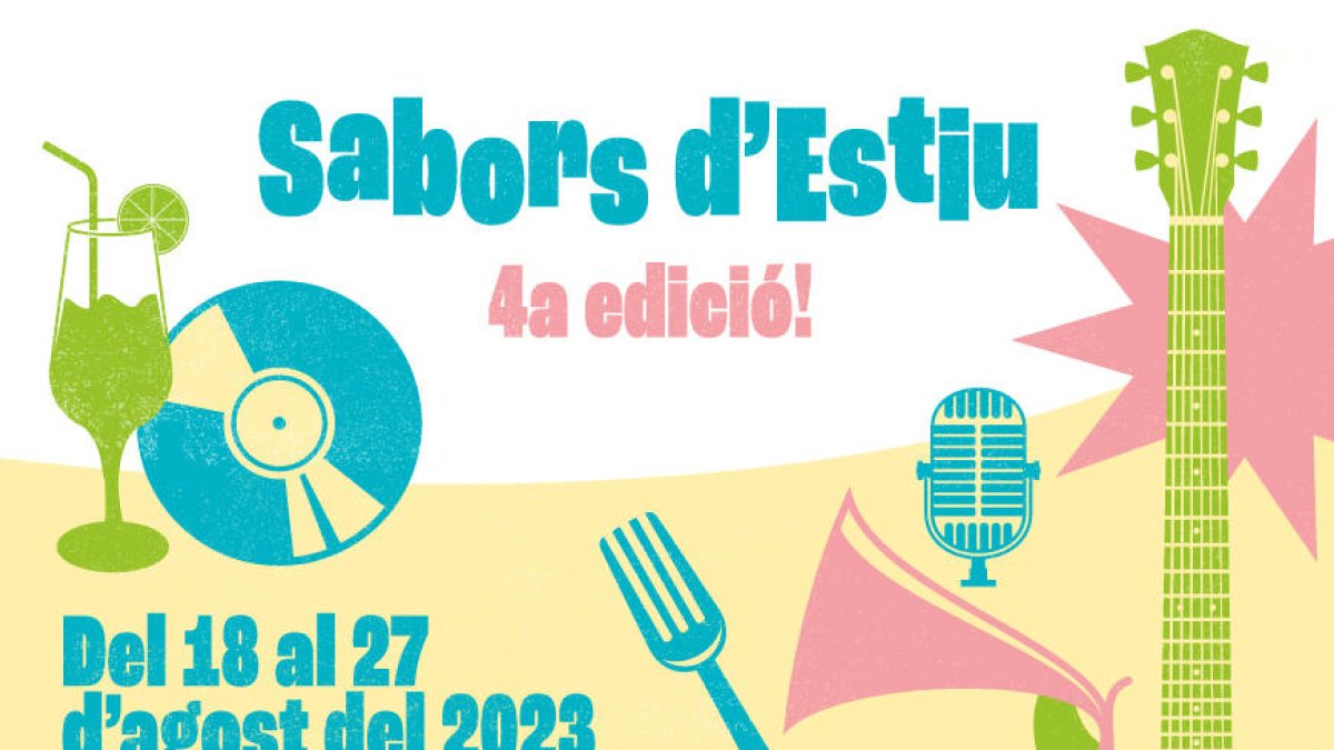 El cartell de la quarta edició de Sabors d'Estiu.
