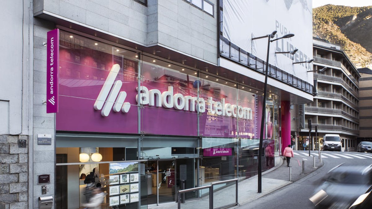 Les oficines d'Andorra Telecom.