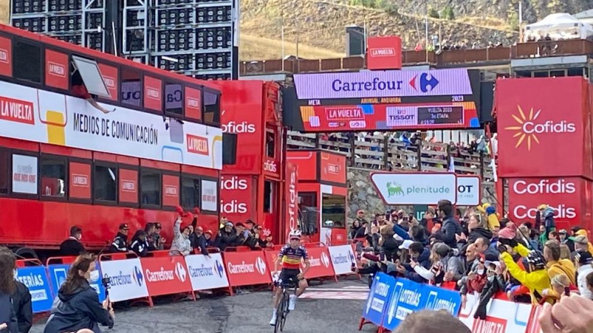 Remco Evenepoel, guanyador de la tercera etapa