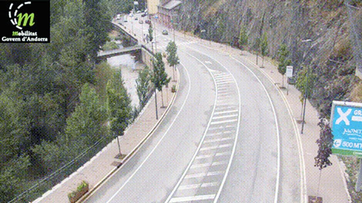 La CG-2, al nord de Canillo.