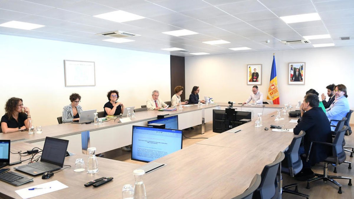 Reunió del pacte d'Estat per la UE.