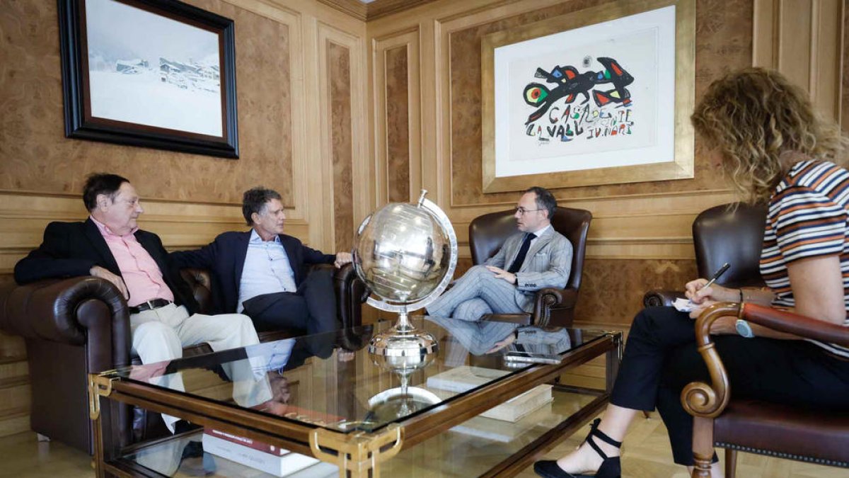 Espot rep el nou president del Cercle d'Economia