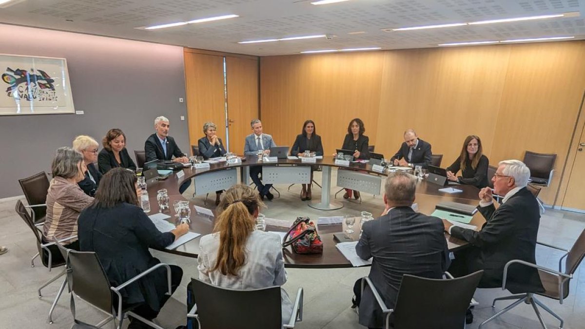 Visita d'una delegació de l'ECRI al Consell General.