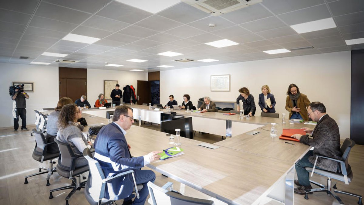 La reunió del pacte d'Estat per l'acord d'associació.