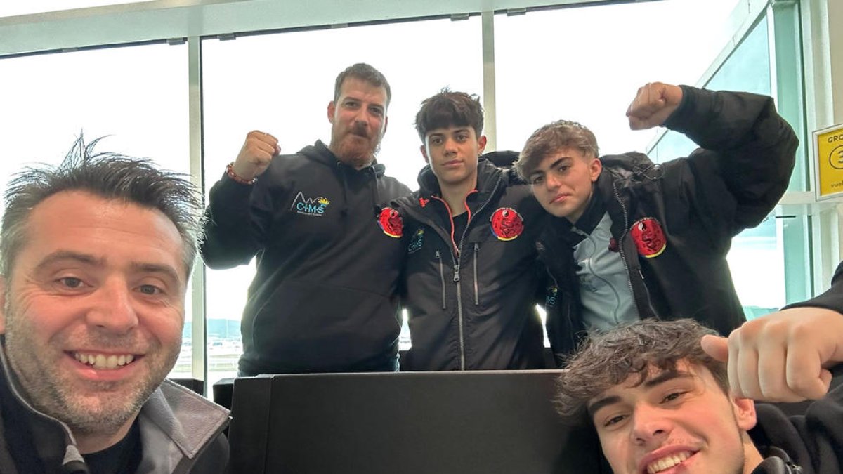 La selecció andorrana de wushu kungfu.