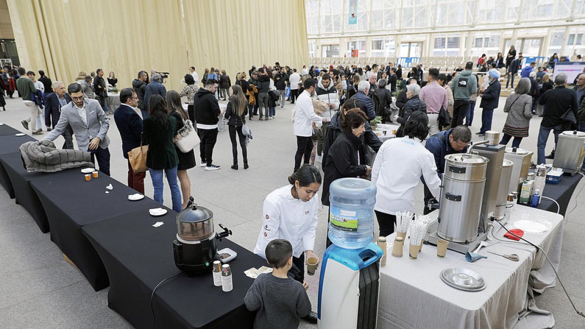 El càtering, una de les 'particularitats' electorals.