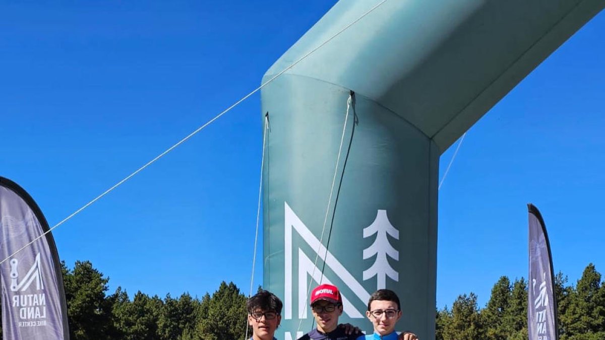 El podi d'una de les curses.