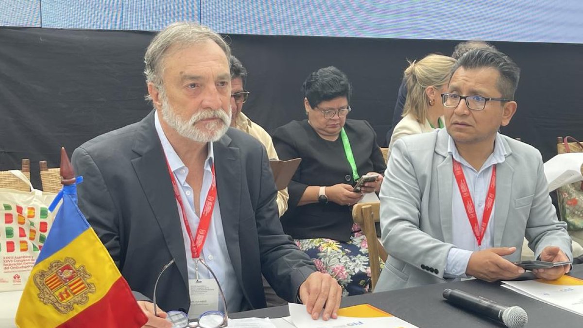 Marc Vila al XXVII Congrés i XXVIII Assemblea de la Federació Iberoamericana de l'Ombudsperson.